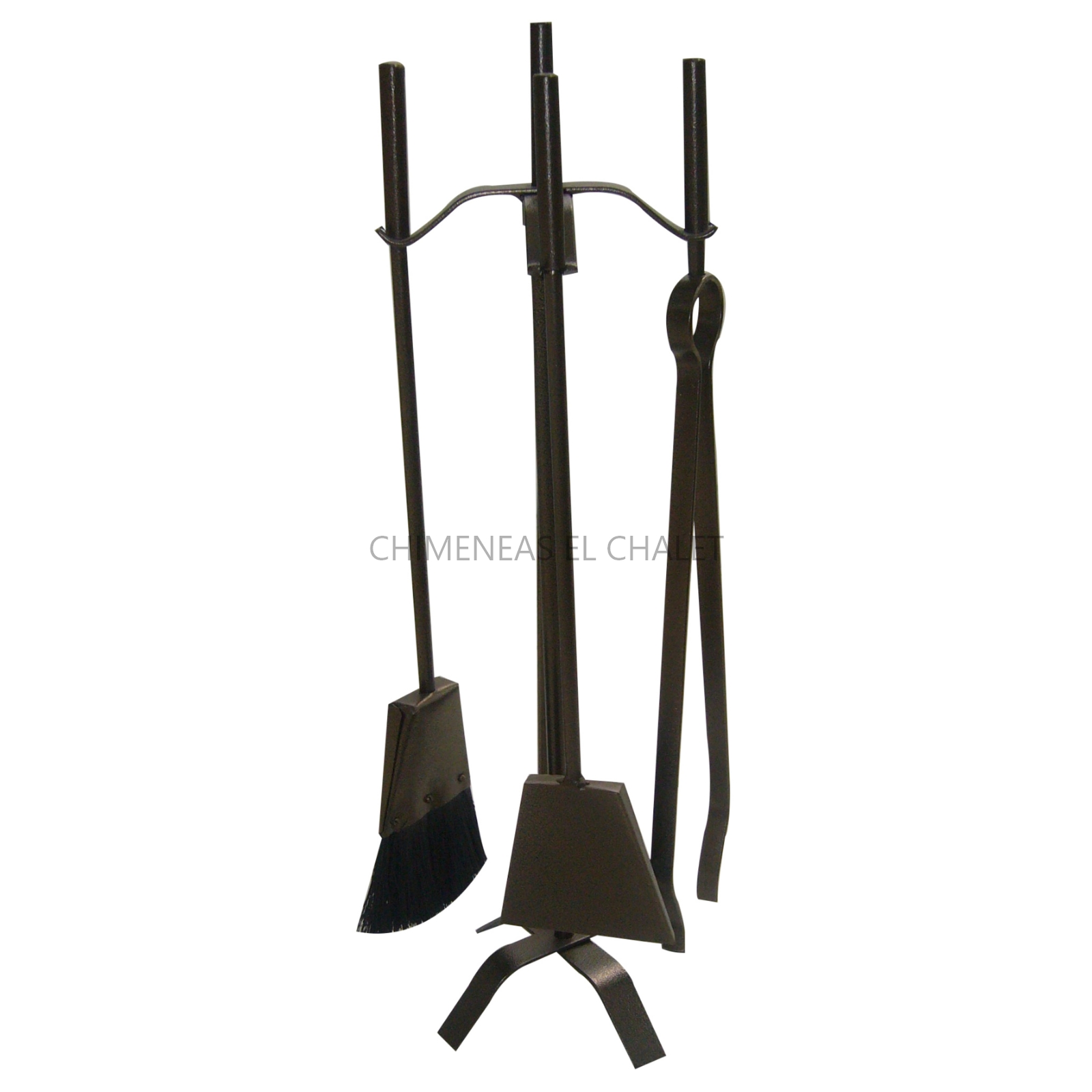 Boladeta - Utensilios chimenea - Juego 4 piezas Set chimenea de leña negro  : : Bricolaje y herramientas